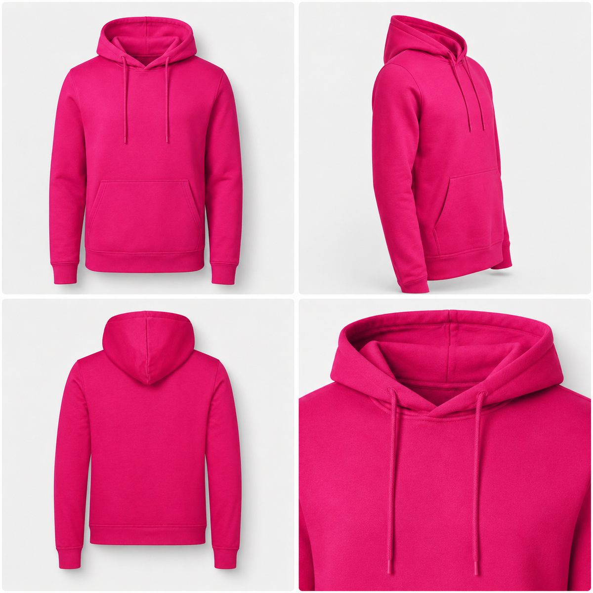 Sweat à capuche Fuchsia MWCE (3 Cordons OFFERTS)