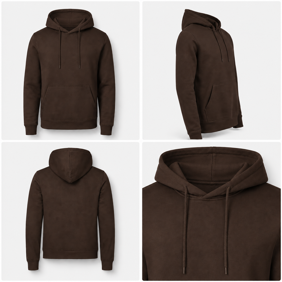 Sweat à capuche Moka MWMO (3 Cordons OFFERTS)