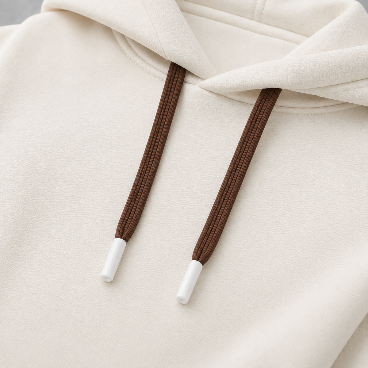 Sweat à capuche Blanc cassé MWBC (3 Cordons OFFERTS)