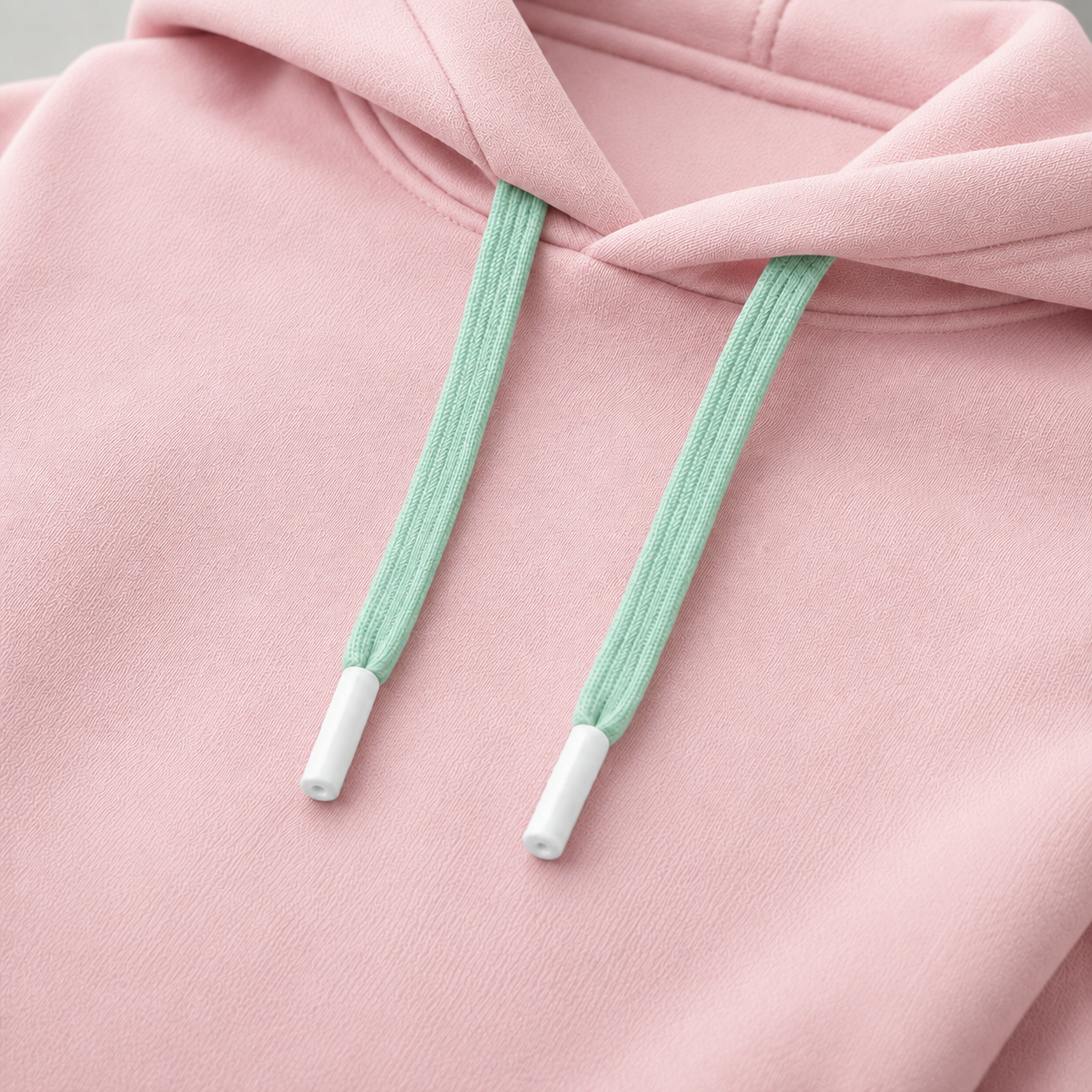 Sweat à capuche Rose pâle MWRP (3 Cordons OFFERTS)